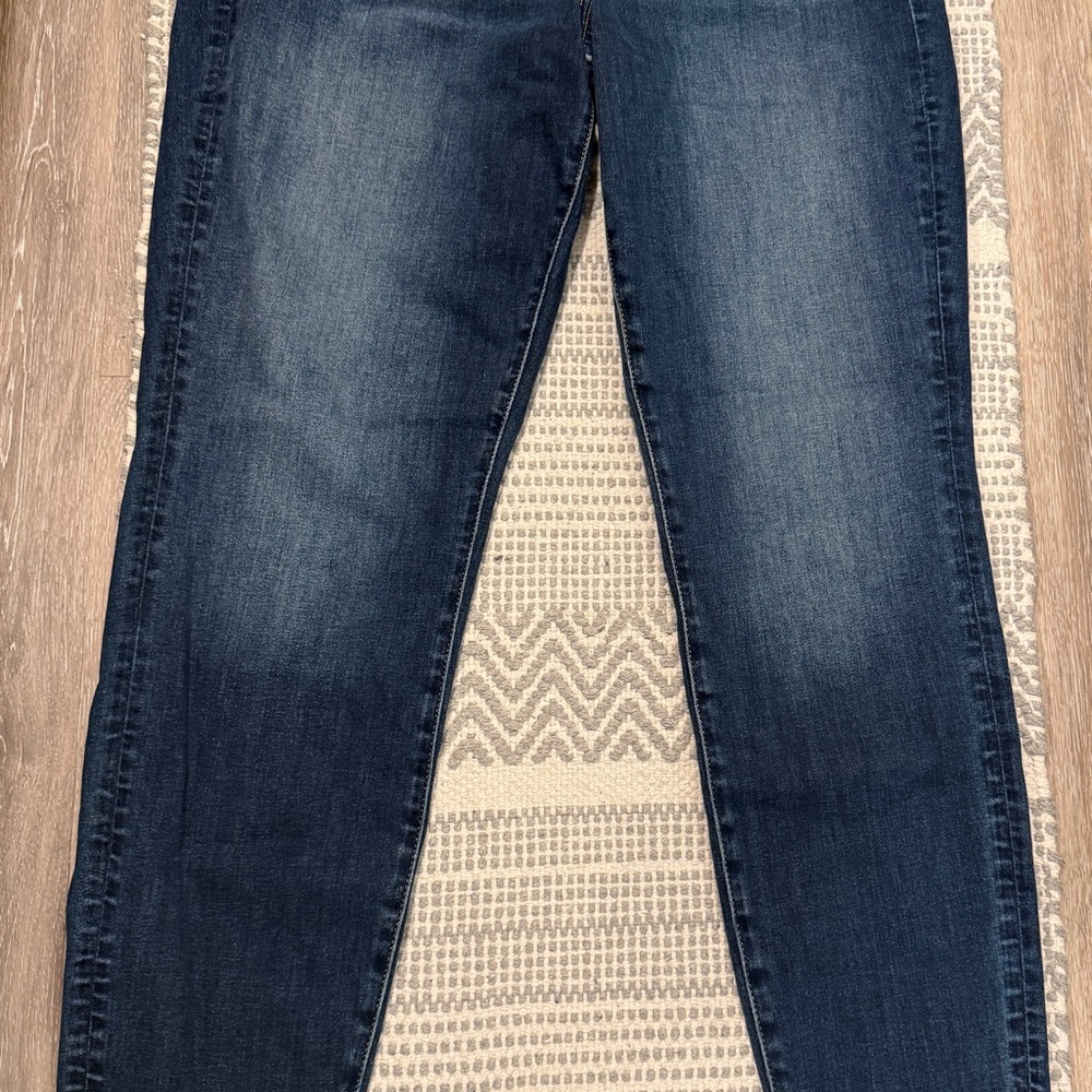 American Eagle Outfitters Dark Blue Straight Leg Jeans